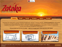 Tablet Screenshot of domki-zatoka.pl